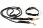 Preview: Tauleine mit Biothane Halsband selbst gestalten PREMIUM MIX & MATCH geflochten
