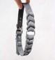 Preview: Geflochtenes Lederhalsband *GREY DELUXE*
