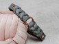 Preview: Geflochtenes Lederhalsband *GREY DELUXE*