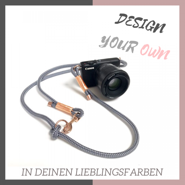 Verstellbarer Kameragurt aus Tau *Design Your Own*