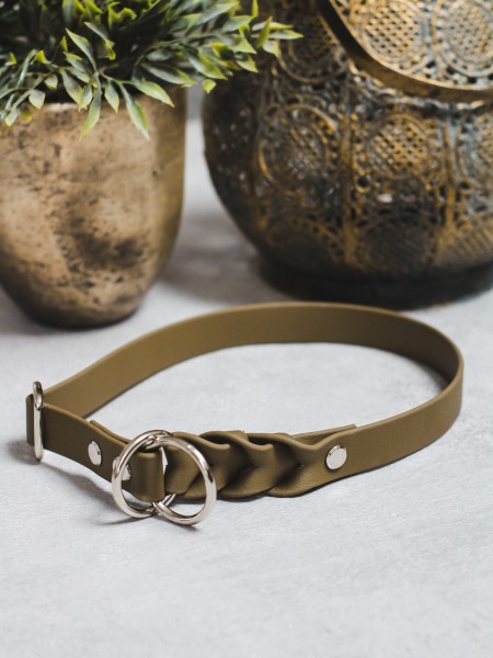 BioThane® Zugstopp Halsband *GEFLOCHTEN*
