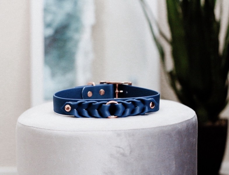 geflochtenes biothane halsband