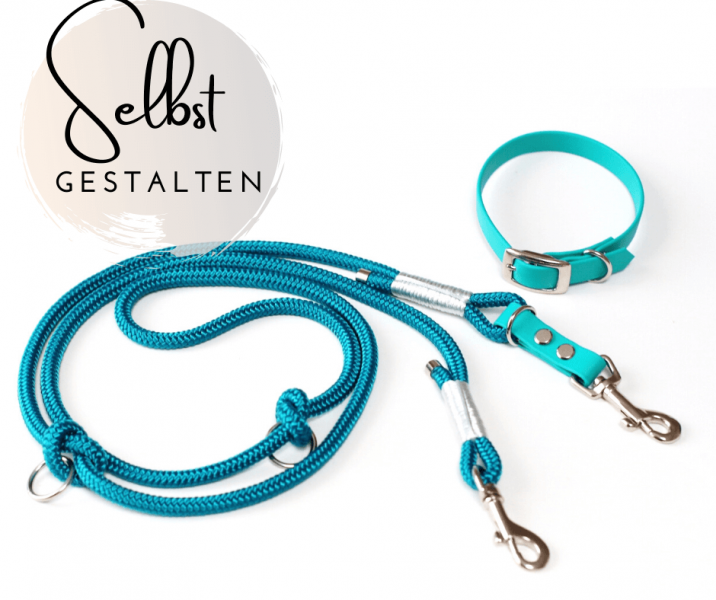 Tauleine mit Biothane Halsband selbst gestalten CLASSIC MIX & MATCH
